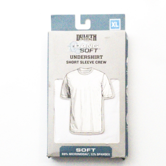 Duluth Trading (2) Dang Soft Crew Undershirts - Picture 3 of 5